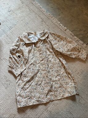 Floral Button-Up Collared Dress
